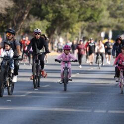 Aprovechan buen clima y se activan en la Ruta Recreativa
