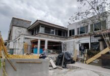Avanzan trabajos de remodelación de Terraza Romana y Jugos La Huerta en el centro de Saltillo