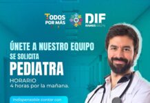 Buscan pediatra y médico general para fortalecer atención en el DIF