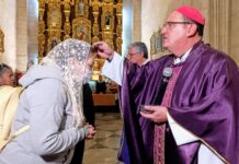 Con imposición de ceniza, da inicio la Cuaresma en Saltillo