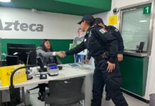 Despliega Comisaría policías y K9 en bancos y cajeros