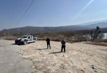 Implementan operativo interinstitucional tras avistamiento de cocodrilos en presa Palo Blanco de Ramos Arizpe