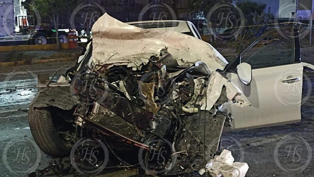 Muere joven en brutal choque frontal en Ramos Arizpe
