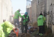 Realiza Gobierno Municipal limpieza profunda en callejones de Saltillo