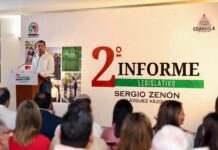 Rinde Sergio Zenón Velázquez su Informe de actividades; destaca trabajo en equipo