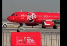 ¡Ya llegó! El trofeo de la Copa del Mundo ya está en México