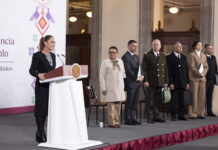 Acuden Harfuch y secretarios de Defensa y Marina a EU