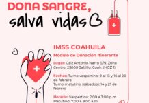 Llama IMSS Coahuila a jornada de donación altruista de sangre en Saltillo