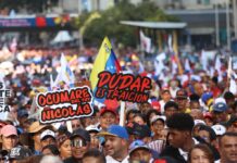 LOS VENEZOLANOS QUEREMOS DIÁLOGO, PERO NO CON UNA PISTOLA EN LA CABEZA