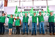 Manolo y Román arrancan en Torreón el Gran Programa de Obras de Drenaje Sanitario y Pavimentación
