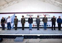 Preside Román Cepeda la ceremonia por el 113 aniversario de la Marcha de la Lealtad