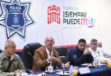 Román Cepeda instruye a mantener el orden público en Torreón con estrategia y colaboración ciudadana