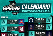 Saraperos anuncia calendario 2026 de Spring Training