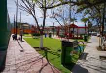 Vecinos reconocen rehabilitación de plaza en Fidel Velázquez