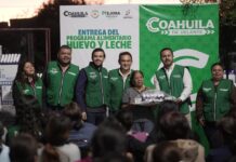 Programa de huevo y leche continúa beneficiando a miles de familias en Coahuila