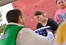 Acerca PRI Saltillo huevo a bajo costo a la colonia Virreyes Obrera