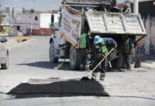 Avanza en Saltillo la rehabilitación de pavimento