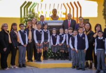 Conmemoran 120 aniversario de la Escuela Primaria Benito Juárez en Ramos Arizpe