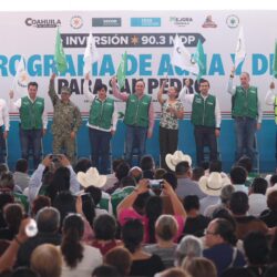 Continúa Manolo detonando grandes programas de agua en Coahuila