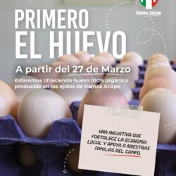 Facilitan acceso a huevo orgánico a precio accesible en Ramos Arizpe1