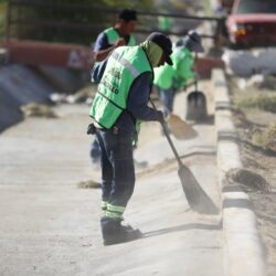 Intensifica Javier Díaz trabajos de reparación de parapetos2