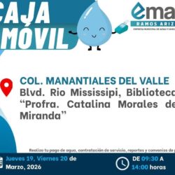 Llega “Caja Móvil” para simplificar trámites de agua en Ramos Arizpe