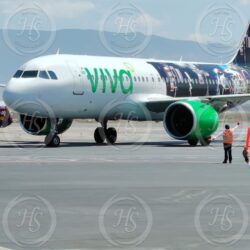 Llega al aeropuerto Plan de Guadalupe primer vuelo directo de Viva Aerobús proveniente de Cancún 