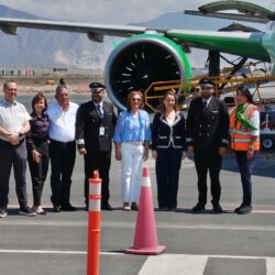 Llega al aeropuerto Plan de Guadalupe primer vuelo directo de Viva Aerobús proveniente de Cancún 4