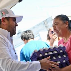 Lleva PRI Saltillo huevo a bajo costo a colonias La Morita y Nuevo Progreso1
