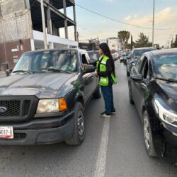 Llevan jóvenes mensaje de concientización vial al norte de Saltillo2