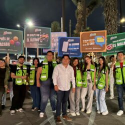 Llevan jóvenes mensaje de concientización vial al norte de Saltillo3