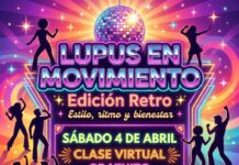 ¿Padeces lupus y quieres activarte? Participa este sábado en la clase virtual Lupus en Movimiento Edición Retro