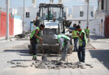 Rehabilita Gobierno de Saltillo calles de la colonia Misión Cerritos