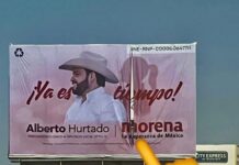 Tumba el IEC precampaña ilegal de Morena; ordenan retirar propaganda con silueta de Sheinbaum
