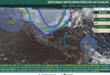 Alerta Protección Civil por fuertes vientos y descenso de temperatura en Coahuila