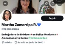 Embajadora de Belice se atrinchera para no dejar el cargo