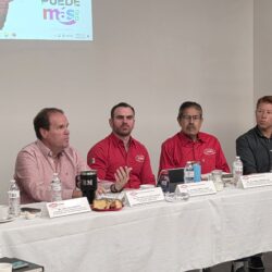 en reunión