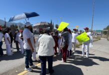 Manifestación contra Secretaría del Bienestar provoca caos vial en Saltillo