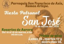 Feligresía se prepara para fiesta patronal de San José en Ramos Arizpe