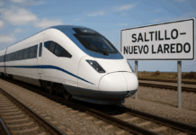 Firman convenio para liberar derecho de vía para el tren Saltillo-Nuevo Laredo, en Coahuila
