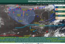 Ingreso del frente frío 42 generará vientos fuertes y lluvias en Coahuila