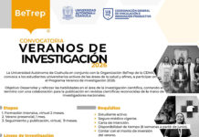 Invita UA de C a universitarios a participar en el programa de Veranos de Investigación BeTrep