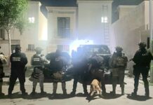 Policía Estatal en coordinación con FGE aseguran narcóticos y armas en Torreón