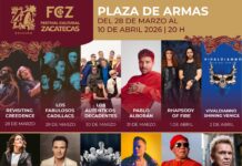 Presenta Festival de Zacatecas a Billy Idol y Fabulosos Cadillacs