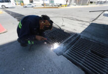 Refuerza Gobierno de Saltillo rehabilitación de rejillas pluviales