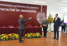 Rinde protesta Juan Carlos Ortiz Cuellar como director de la Facultad de Ingeniería de la UA de C