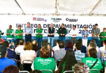 Román Cepeda entrega la pavimentación del bulevar Torreón 2000 y prolongación Juárez