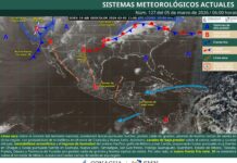 Se prevén lluvias, fuertes rachas de viento y posibles torbellinos en Coahuila
