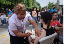 Vacunan contra sarampión en 3 meses el equivalente a 2 años