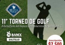 ¡Quedan pocos lugares para el Torneo de Golf del Banco de Alimentos de Saltillo! Inscríbete y apoya a familias de escasos recursos